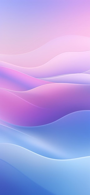 ピンクの空の生成 ai と青とピンクの波の抽象的な背景