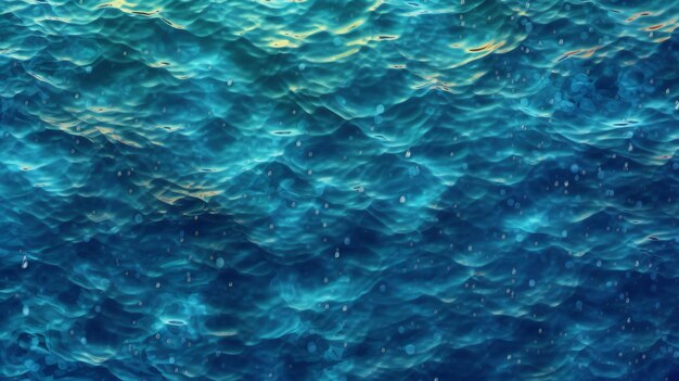 Abstract background of blue sea water surface