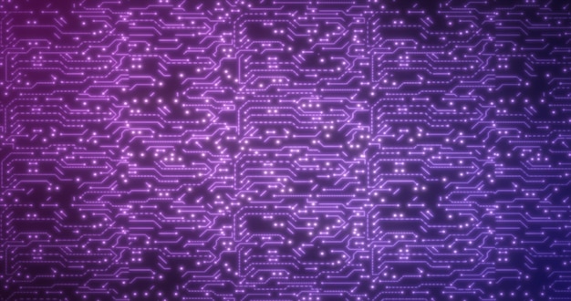 Abstract background of blueviolet computer circuit boards digital hitech futuristic of lines