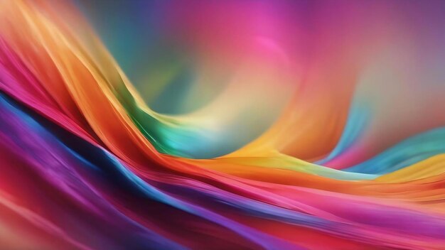 Abstract background of blurred rainbow colors