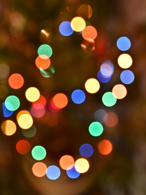 Photo abstract background bokeh