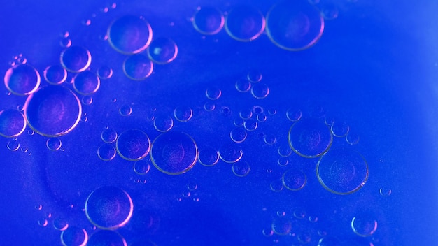 Abstract background bubbles liquid circles blue