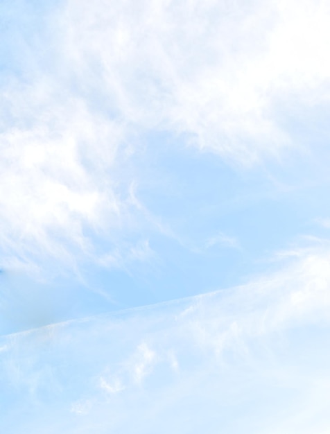 Abstract background of a cloudy sky on a sunny day