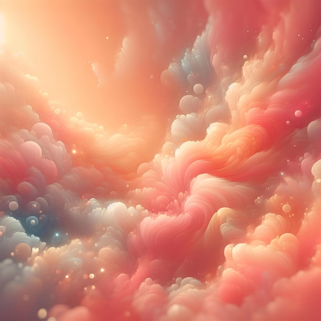 Foto sfondio astratto colore inchiostro liquido spruzzato sfondo astratto peach art peach splash collage mix