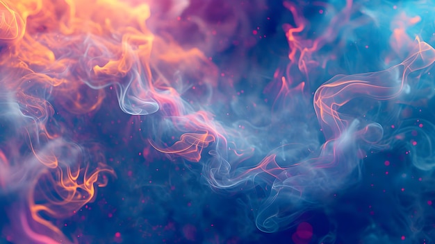 Photo abstract background of color smoke