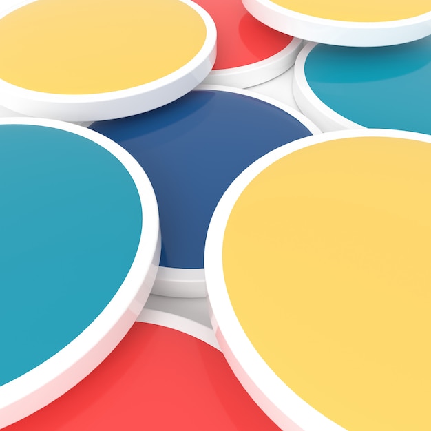 Abstract background of colorful circle