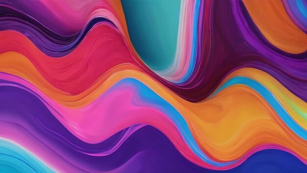 Abstract background of colorful liquid liner abstract texture of liquid acrylic