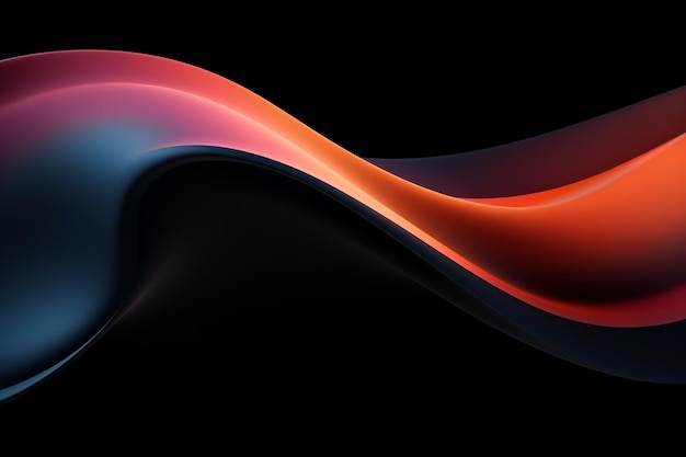 Abstract background colorful smooth wave curve shiny design