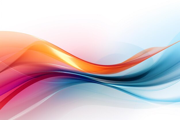 Abstract background colorful smooth wave curve shiny design