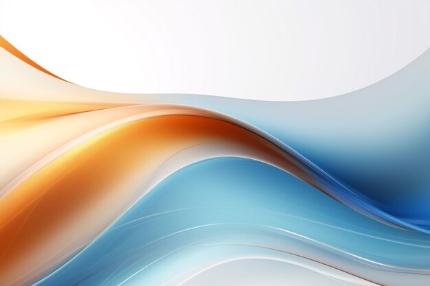 Abstract background colorful smooth wave curve shiny design