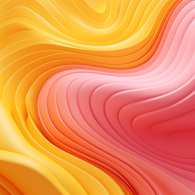 Abstract background of a colorful wavy design with a red generative ai