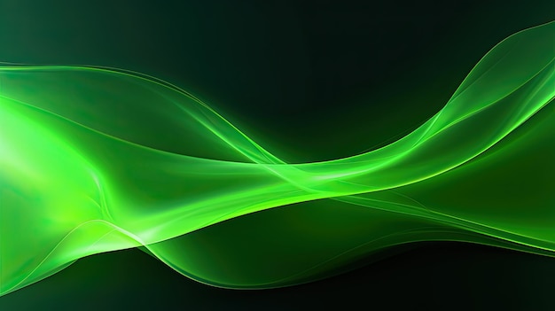 Photo abstract background consisting of neon green light