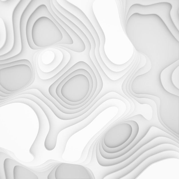 Abstract background of curve. 3D rendering.