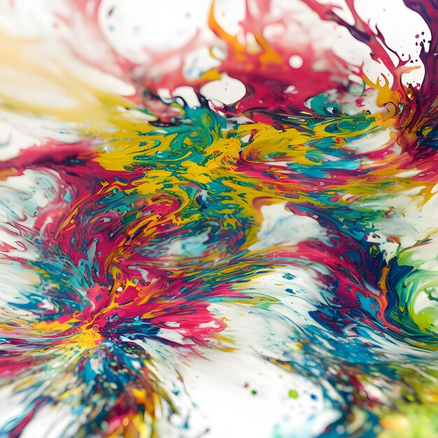 Abstract background design Abstract multicolor paint splash Colorful paint splashing Generative AI