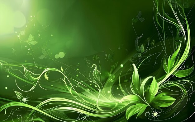 Abstract background design hd active green