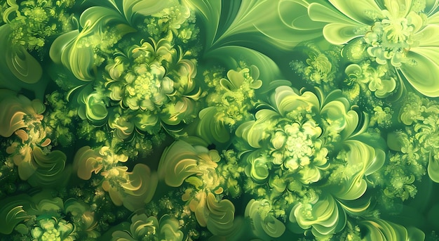 Abstract background design hd bud green