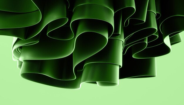 Abstract Background Design HD Bud Green