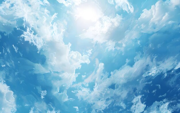 Abstract background design hd sky blue