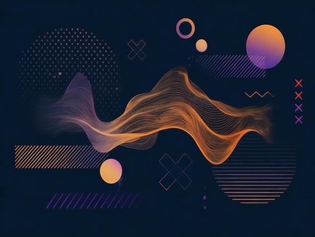 Abstract background design images wallpaper ai generated