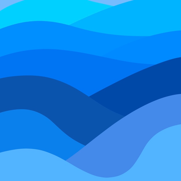 Abstract background elegance gradient blue waves background