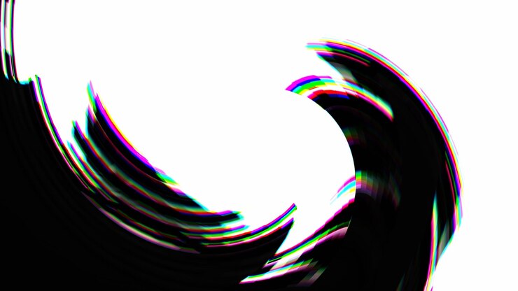 Abstract background error glitched pixelized swirl