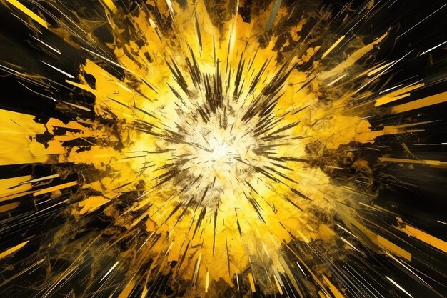 Photo abstract background explosion in the center