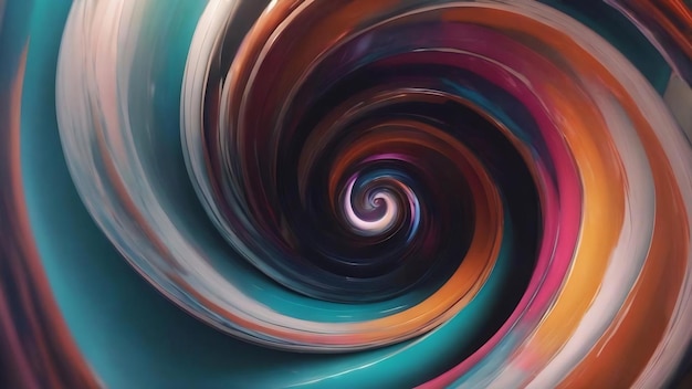 Abstract background in the form of a swirling air concept in a pipe
