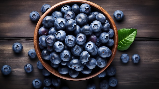 Abstract Background of the fresh blueberries healthy food background