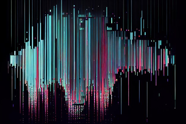 abstract background from array of data generative ai generative ai