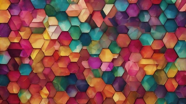 Abstract background from a brilliant mosaic pattern generative ai