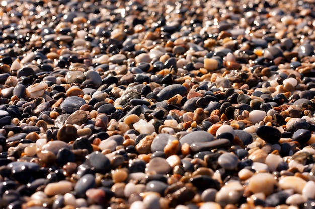 Abstract background from multi-coloured stones