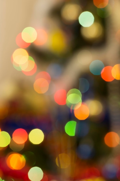 Abstract background from multicolored bokeh, design