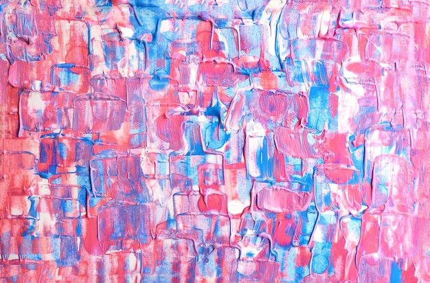 Abstract background from the smears of acrylic paint. Mixing multicolored oil paint