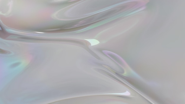 Abstract background, glass waves texture3d render liquid glossy glass liquid silk holographic