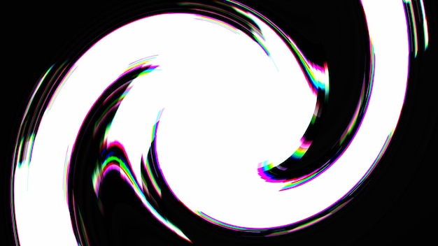 Foto sfondio astratto glitched pixel a spirale vortice