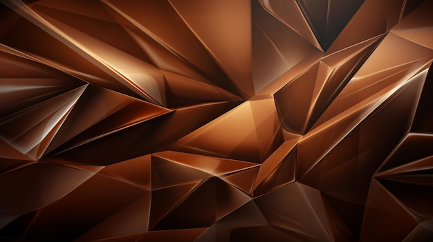 Abstract background glow gold and dark brown