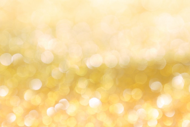 Photo abstract background gold light bokeh christmas holiday