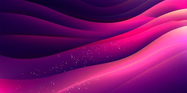 Abstract background gradient purple pink curve wave stripes