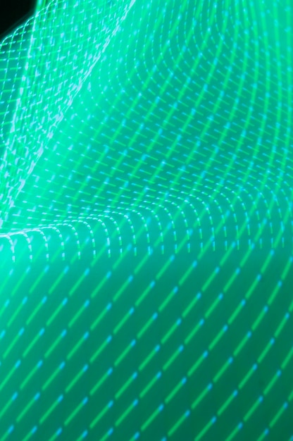 Abstract background of green lights