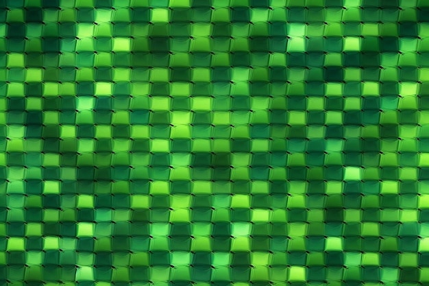 Abstract background of green wicker texture