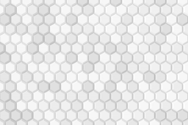 Abstract background of hexagon. 3D rendering.