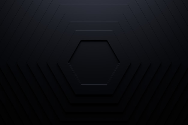 Abstract background of hexagon