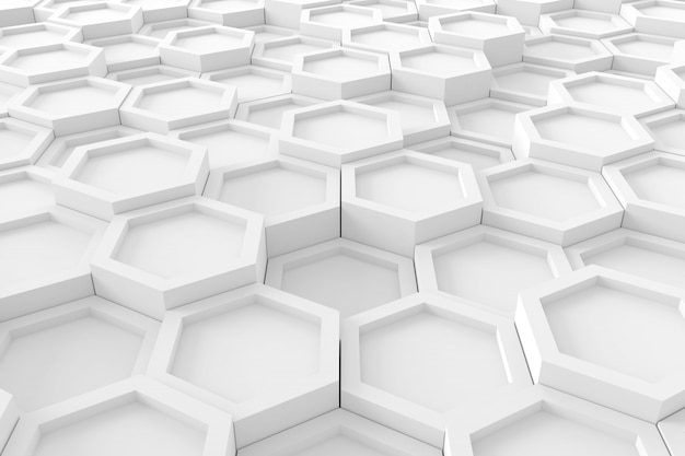 Abstract background of hexagon