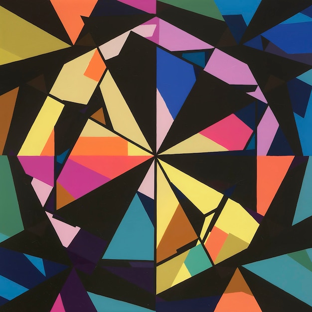 Abstract background of hexagon