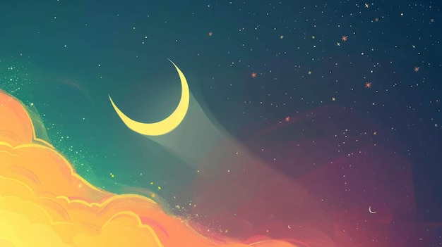 abstract background image illustration vector flat design ramadan