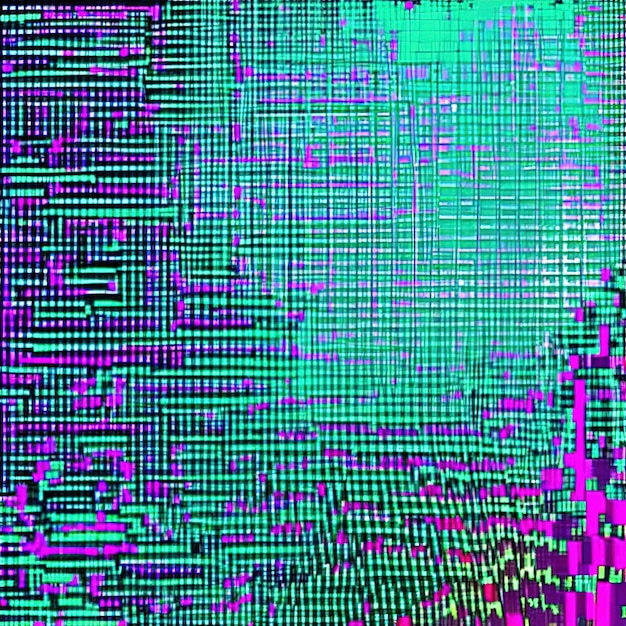 Premium AI Image  Abstract background inspired by digital glitch