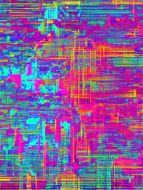 Premium AI Image  Abstract background inspired by digital glitch