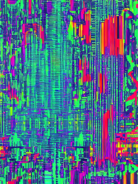 390 Digital Glitch: a Glitchy and Digital-inspired Background