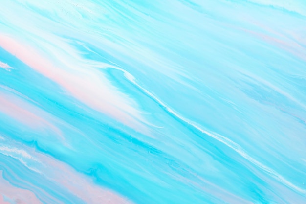 抽象的な背景液体アート色とりどりの大理石のテクスチャ ペイントの汚れとしみ青いアルコール インク