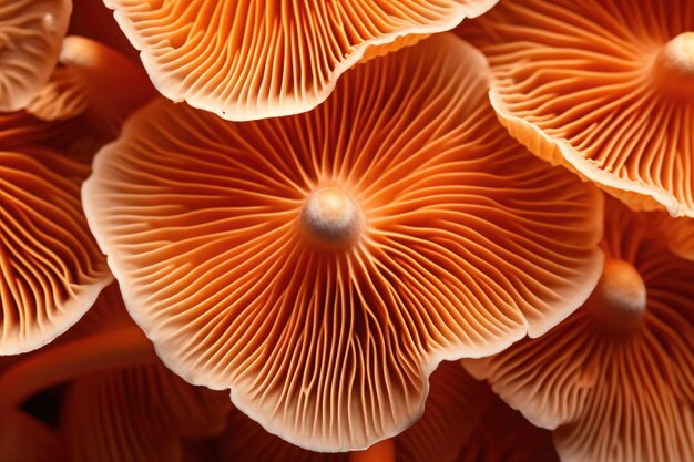 Foto immagine macro di sfondo astratta di mushroom